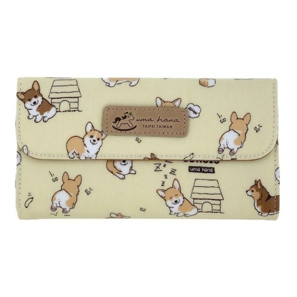 Uma Hana Handbags - Waterproof Corgi Multifunctional Trifold Wallet